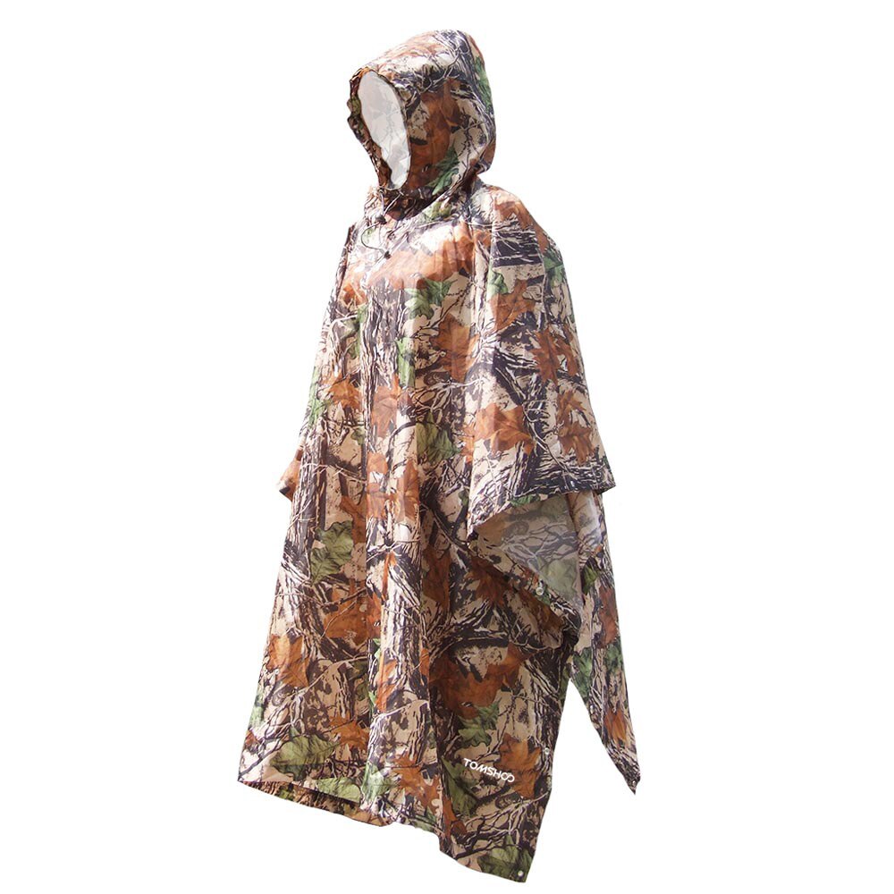 Cheap Goat Tents TOMSHOO Multifunctional Lightweight Raincoat with Hood Outdoor Rain Cover Poncho Camping Picnic Sunshine Canopy Shelter Mat Tents 